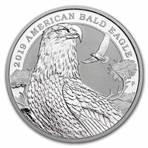 2019年　2オンス　アメリカンイーグル　ピードフォルト 　privy 2019 Tuvalu 2 oz Silver American Eagle Piedfort with Pig Privy