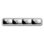 2019 Tuvalu 4-Coin 1 oz Silver Lunar Pig Proof Set (Rectangle)