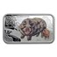 2019 Tuvalu 4-Coin 1 oz Silver Lunar Pig Proof Set (Rectangle)