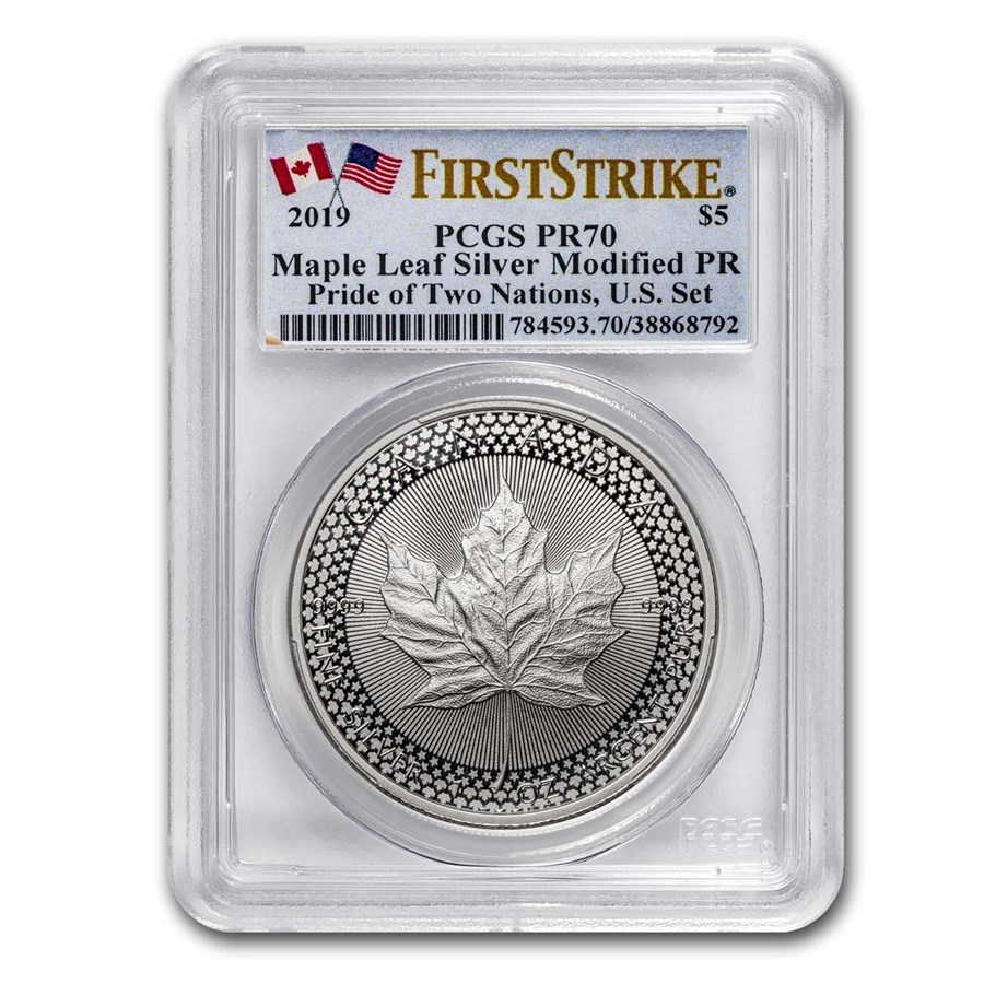 2019 U.S. Mint Pride of Two Nations 2-Coin Set PR-70 PCGS (FS)