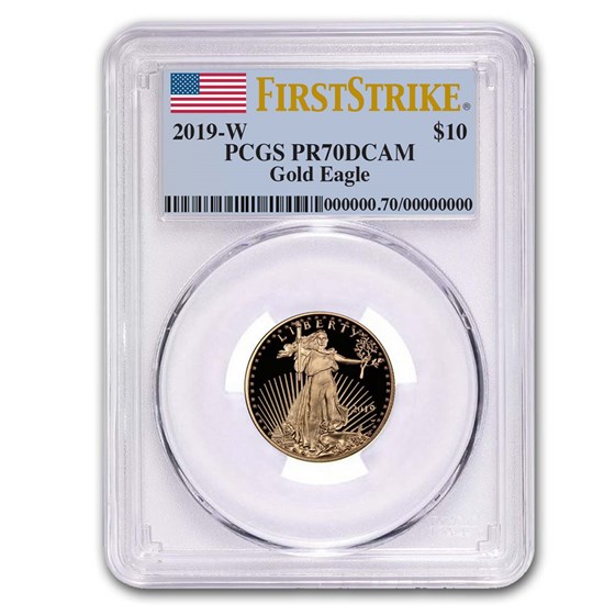 2019-W 1/4 oz Proof American Gold Eagle PR-70 PCGS (FS) 2019-W 1/4 oz Proof American Gold Eagle PR-70 PCGS (FS)