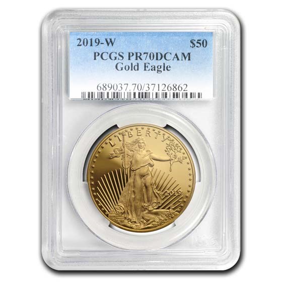 2019-W 1 oz Proof American Gold Eagle PR-70 PCGS 2019-W 1 oz Proof American Gold Eagle PR-70 PCGS