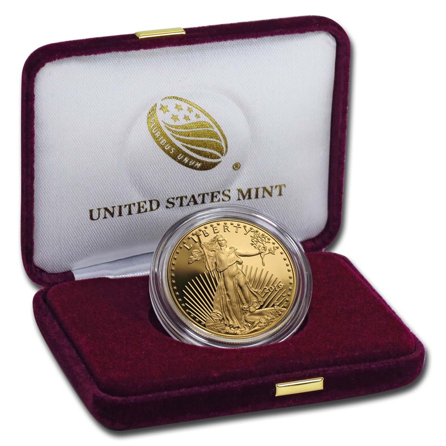 2019-W 1 oz Proof American Gold Eagle (w/Box & COA)