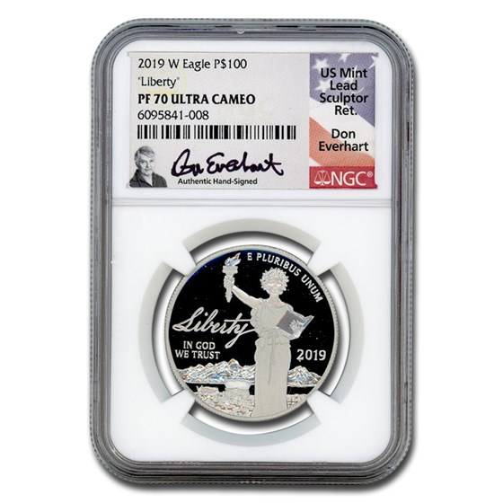 2019-W 1 oz Proof American Platinum Eagle PF-70 NGC (Everhart) 2019-W 1 oz Proof American Platinum Eagle PF-70 NGC (Everhart)