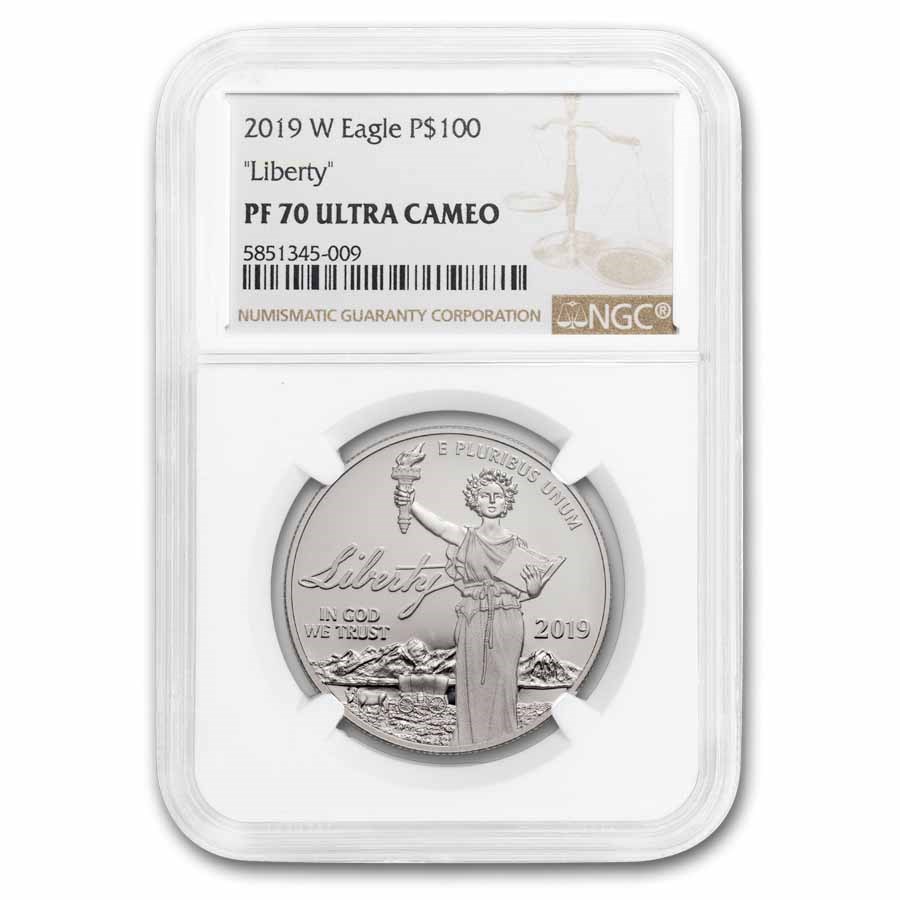 2019-W 1 oz Proof American Platinum Eagle PF-70 NGC