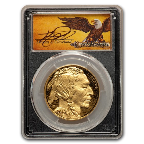 2019-W 1 oz Proof Gold Buffalo PR-70 PCGS (FDI, Cleveland Label) 2019-W 1 oz Proof Gold Buffalo PR-70 PCGS (FDI, Cleveland Label)