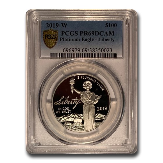 2019-W 1 oz Proof Platinum Eagle PR-69 PCGS 2019-W 1 oz Proof Platinum Eagle PR-69 PCGS