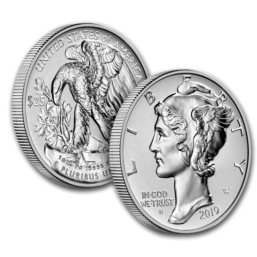 Buy 2019 W 1 oz Reverse Proof Palladium Eagle | APMEX