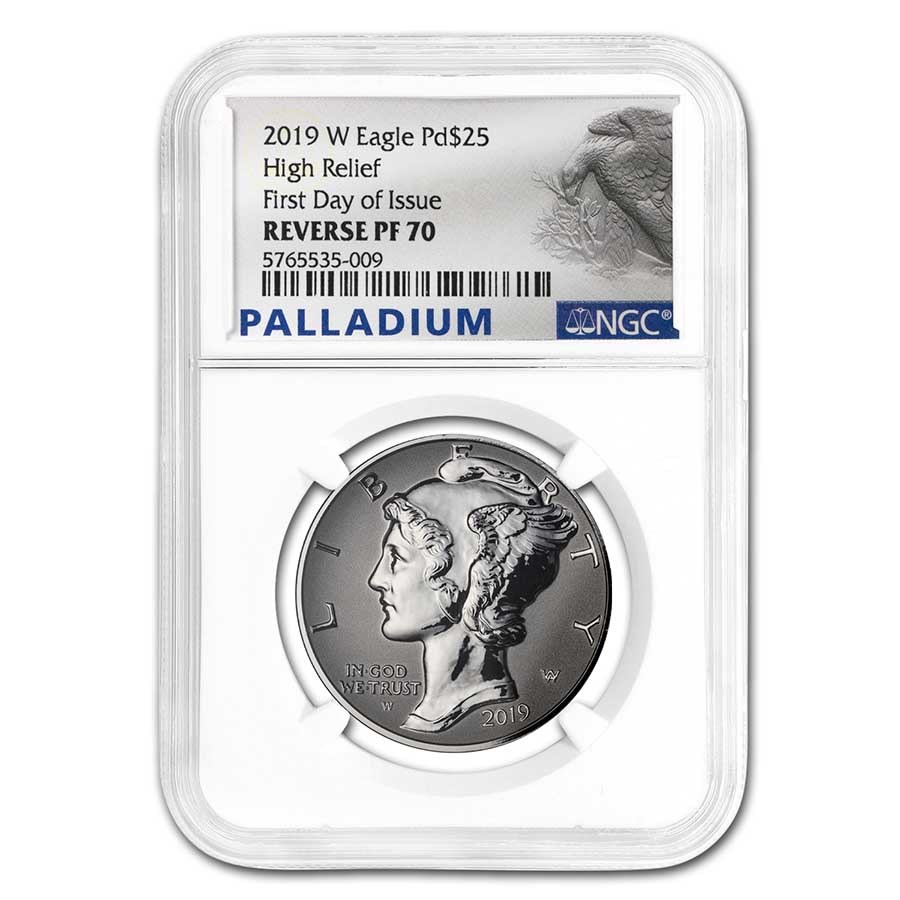 2019-W 1 oz Reverse Proof Palladium Eagle PF-70 NGC (FDI)