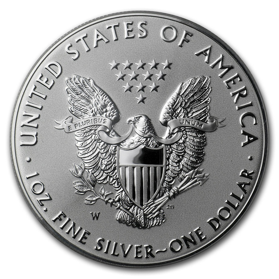 Buy 2019-W 1 oz Silver Eagle Enhanced Reverse Proof PR-70 PCGS