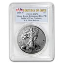 2019-W 1 oz Silver Eagle Enhanced Reverse Proof PR-70 PCGS (FDI)