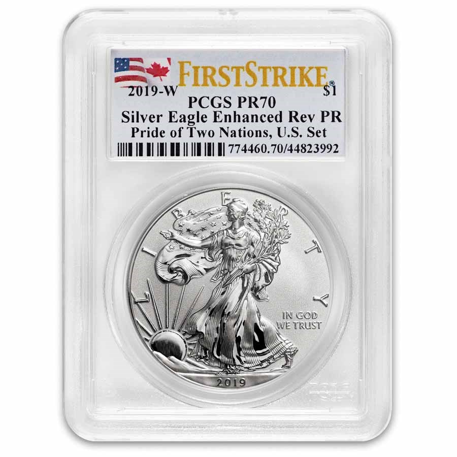 2019-W 1 oz Silver Eagle Enhanced Reverse Proof PR-70 PCGS (FS)