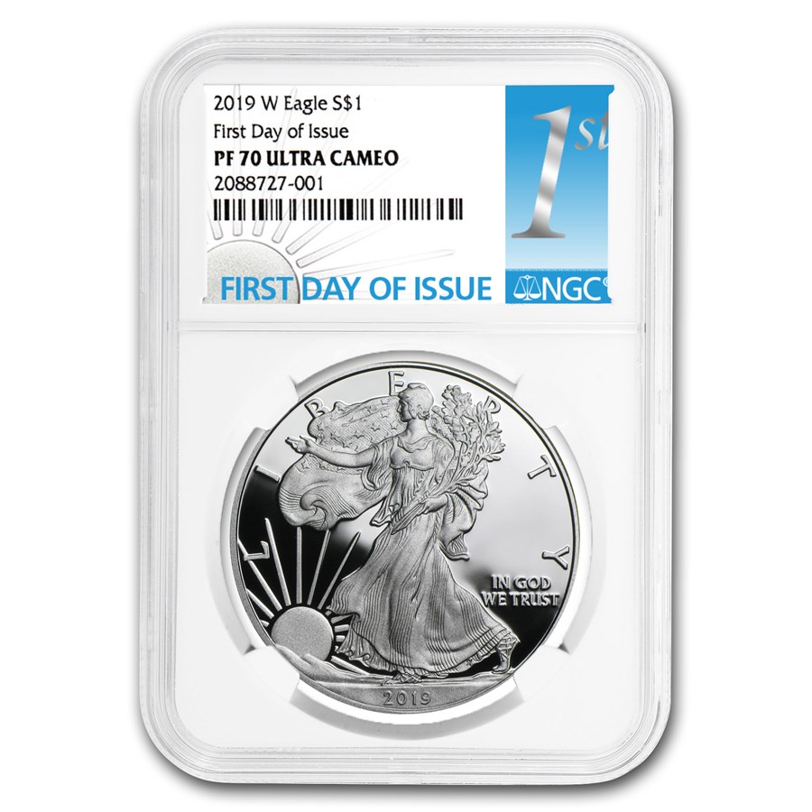 2019-W American Silver Eagle PF-70 NGC (First Day of Issue)