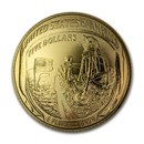 2019-W Gold $5 Apollo 11 50th Anniversary BU (Capsule Only)
