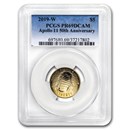 2019-W Gold $5 Apollo 11 50th Anniversary PR-69 PCGS