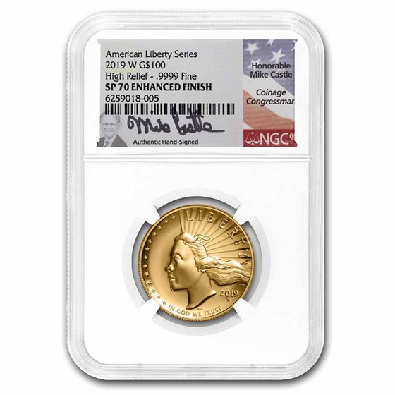 2019-W High Relief American Liberty Gold SP-70 NGC 2019-W High Relief American Liberty Gold SP-70 NGC