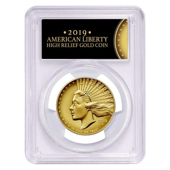 2019-W High Relief American Liberty Gold SP-70 PCGS (FS) 2019-W High Relief American Liberty Gold SP-70 PCGS (FS)