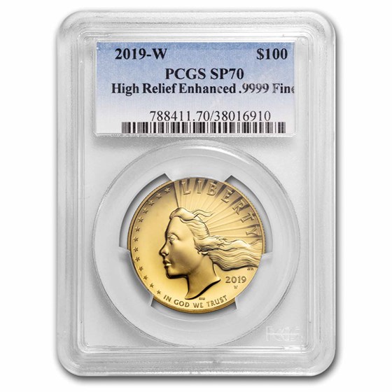 2019-W HR American Liberty Gold SP-70 PCGS 2019-W HR American Liberty Gold SP-70 PCGS