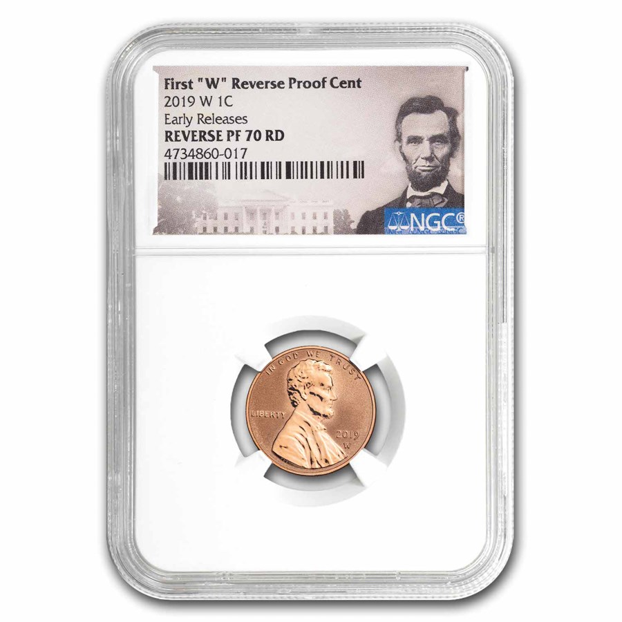2019-W Reverse Proof Lincoln Cent PF-70 NGC (Red, Early Release)