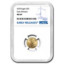 2020 1/10 oz American Gold Eagle MS-69 NGC (Early Releases)