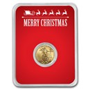 2020 1/10 oz Gold American Eagle - Merry Christmas (Red Card)