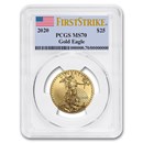 2020 1/2 oz American Gold Eagle MS-70 PCGS (FirstStrike®) 2020 1/2 oz American Gold Eagle MS-70 PCGS (FirstStrike®)