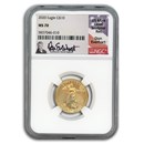 2020 1/4 oz American Gold Eagle MS-70 NGC (Everhart)