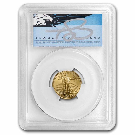 2020 1/4 oz American Gold Eagle MS-70 PCGS (FDI, Cleveland)