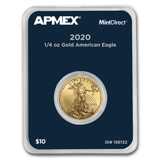 2020 1/4 oz Gold American Eagle (MintDirect® Single) 2020 1/4 oz Gold American Eagle (MintDirect® Single)
