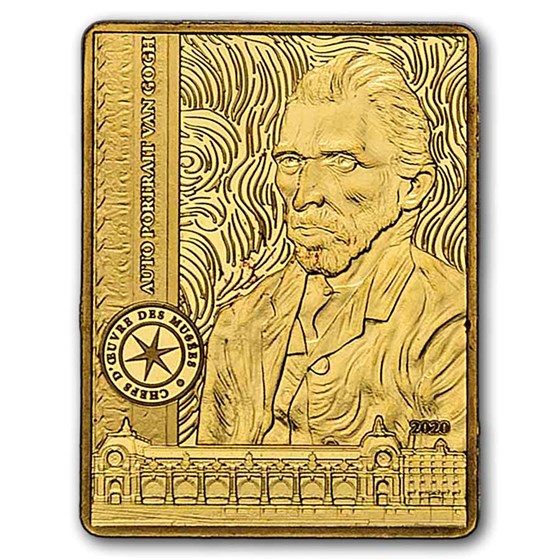 2020 1/4 oz Gold Masterpieces of Museums (Self-Portrait) - No COA