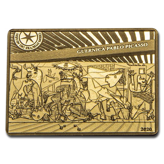 2020 1/4 oz Proof Gold €50 Masterpieces of Museums (Guernica) 2020 1/4 oz Proof Gold €50 Masterpieces of Museums (Guernica)