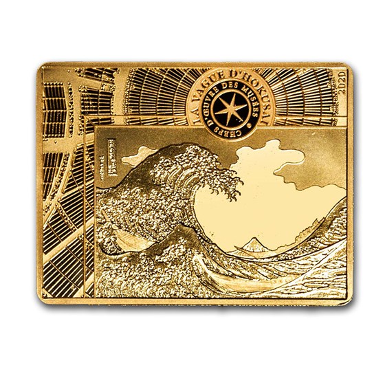2020 1/4 oz Proof Gold €50 Masterpieces of Museums (The Wave) 2020 1/4 oz Proof Gold €50 Masterpieces of Museums (The Wave)