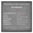 2020 1 oz Ag Treasures of the U.S. Alabama Meteorite (Colorized)