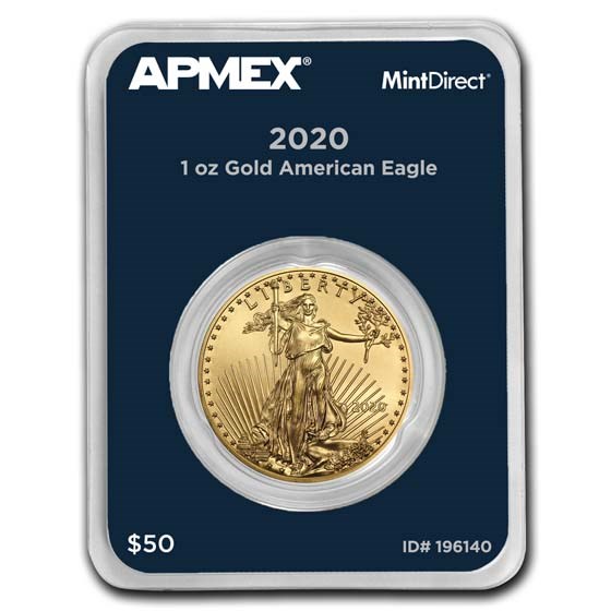 2020 1 oz American Gold Eagle (MintDirect® Single) 2020 1 oz American Gold Eagle (MintDirect® Single)