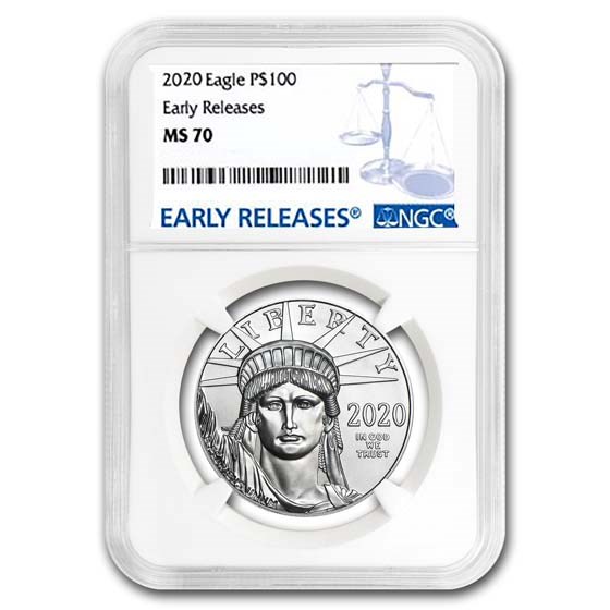 2020 1 oz American Platinum Eagle MS-70 NGC (Early Releases) 2020 1 oz American Platinum Eagle MS-70 NGC (Early Releases)
