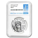 2020 1 oz American Platinum Eagle MS-70 NGC (First Day of Issue) 2020 1 oz American Platinum Eagle MS-70 NGC (First Day of Issue)