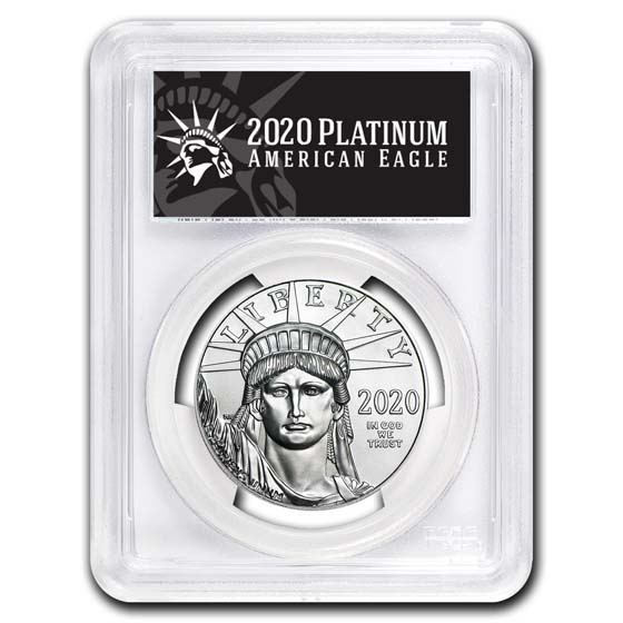 Buy 2020 1 oz American Platinum Eagle MS-70 PCGS (FS, Black Label