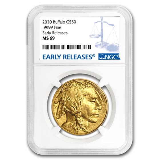 Buy 2020 1 oz Gold Buffalo MS-69 NGC (Early Releases) | APMEX