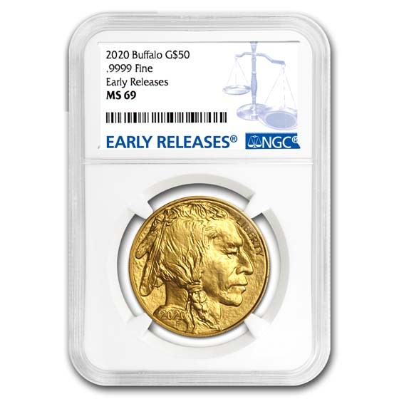 2020 1 oz Gold Buffalo MS-69 NGC (Early Releases) 2020 1 oz Gold Buffalo MS-69 NGC (Early Releases)