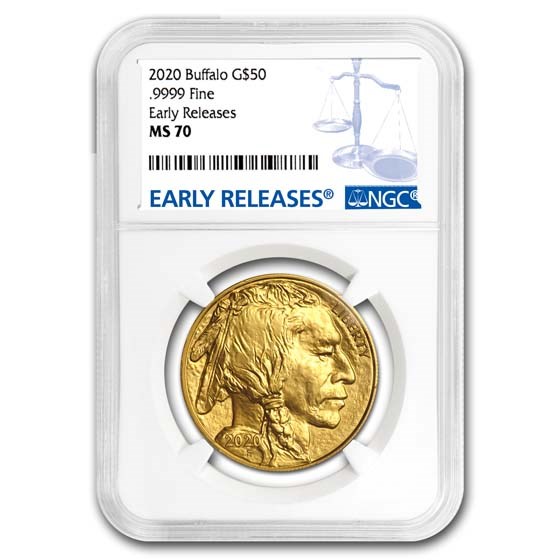 2020 1 oz Gold Buffalo MS-70 NGC (Early Releases) 2020 1 oz Gold Buffalo MS-70 NGC (Early Releases)