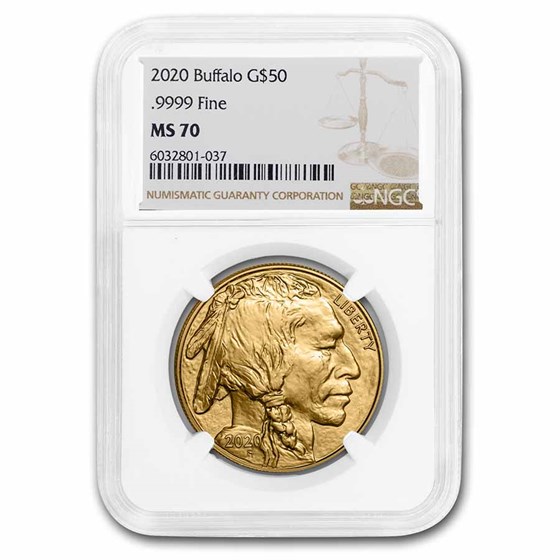 Buy 2020 1 oz Gold Buffalo MS-70 NGC | APMEX