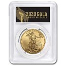 2020 1 oz Gold Eagle MS-70 PCGS (First Day, Black Label)
