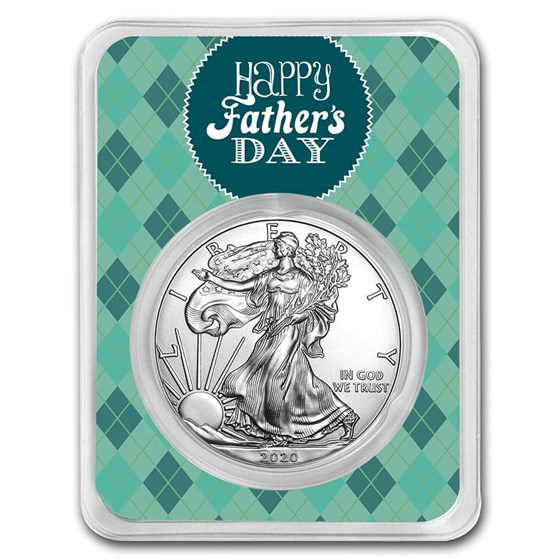 2020 1 oz Silver American Eagle - Father's Day Argyle 2020 1 oz Silver American Eagle - Father's Day Argyle