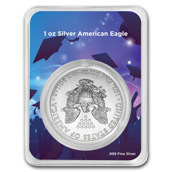 Buy 2020 1 oz Silver American Eagle - Graduation Party | APMEX