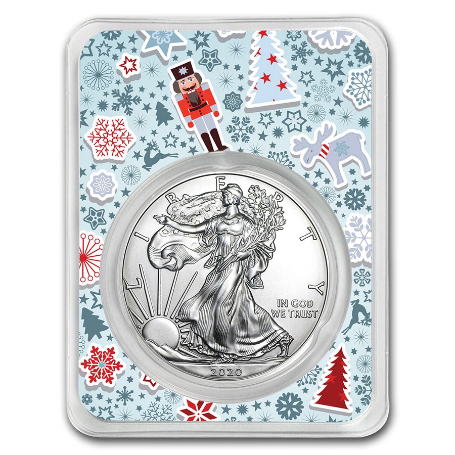 2020 1 oz Silver American Eagle - Nutcracker Collage