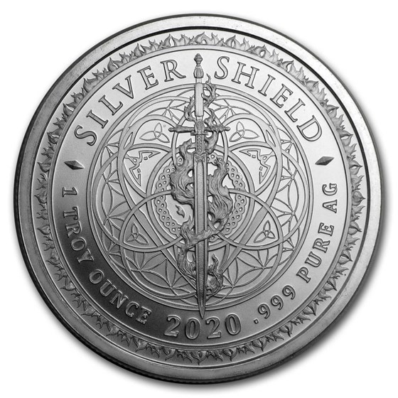 Silver Shield Silver Rounds Buy 2020 1 oz Silver Shield Round - Justice | APMEX