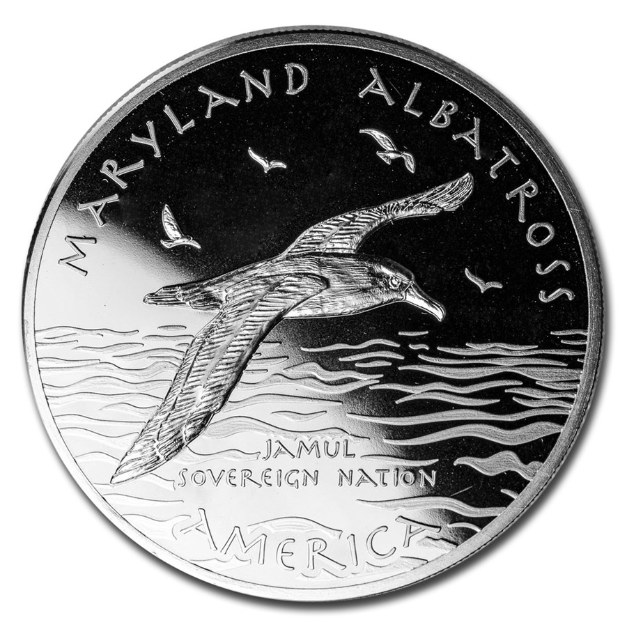 2020 1 oz Silver State Dollars Maryland Albatross
