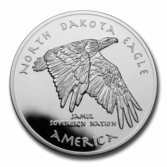 2020 1 oz Silver State Dollars North Dakota Eagle 2020 1 oz Silver State Dollars North Dakota Eagle