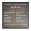 2020 1 oz Silver Treasures of the U.S. Alabama Meteorite(Box&COA)