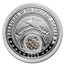 2020 1 oz Silver Treasures of the U.S. Arkansas Diamonds